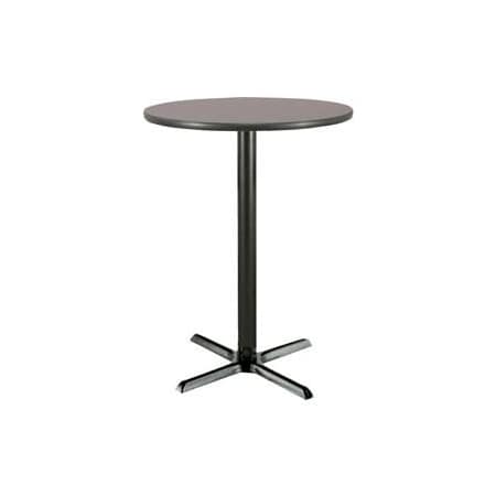 Kfi KFI 30" Round Bar Height Restaurant Table, Graphite T30RD-B2015-38-GPN